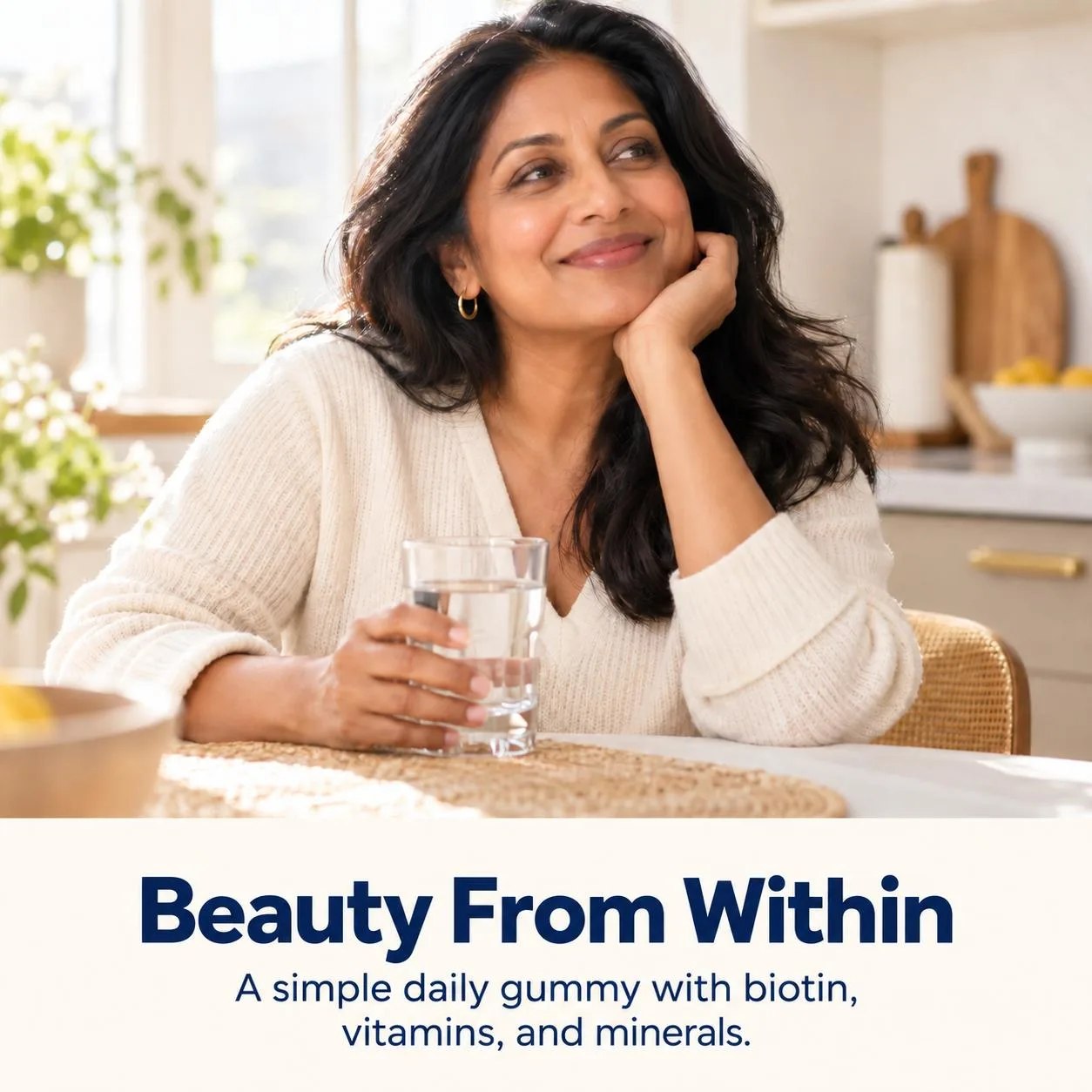Anyone who wants a simple daily habit — two gummies alongside the routine you already have, with biotin, vitamins and minerals in one serving.